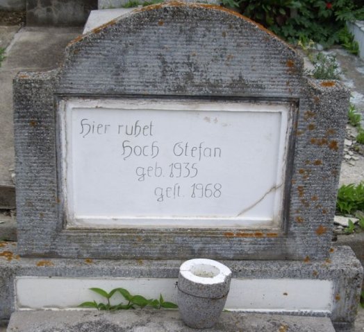 Hoch Stefan 1935-1968 Grabstein